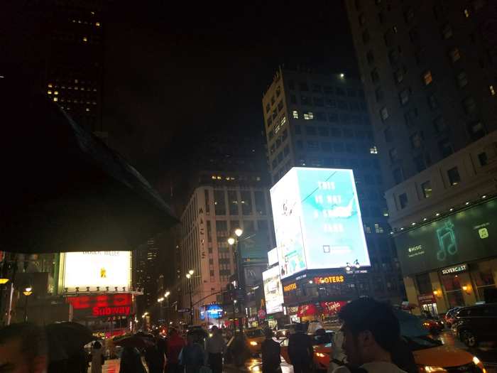 NY初上陸記念の一枚